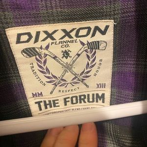 Flannel shirt purple and black by dixxon the forum